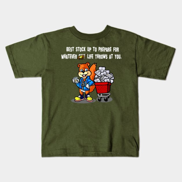 Conker's : Fully Stocked Kids T-Shirt by jackbrimstone